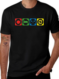 Eat Sleep Kayak Repeat Black T-Shirt