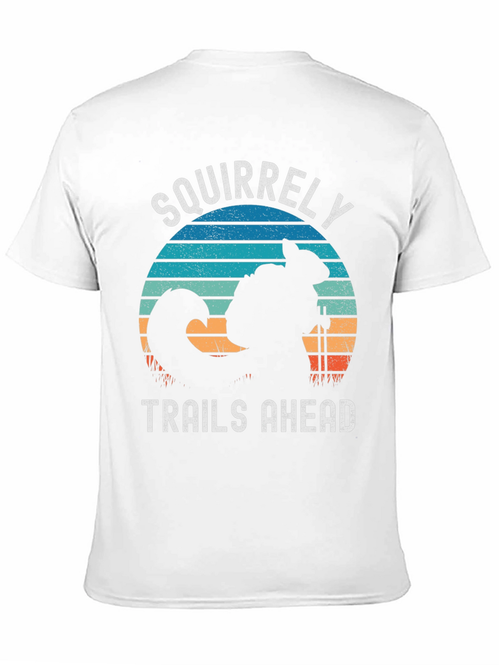 Squirrelly Trails Ahead Graphic Tee - Hiking Adventure Shirt