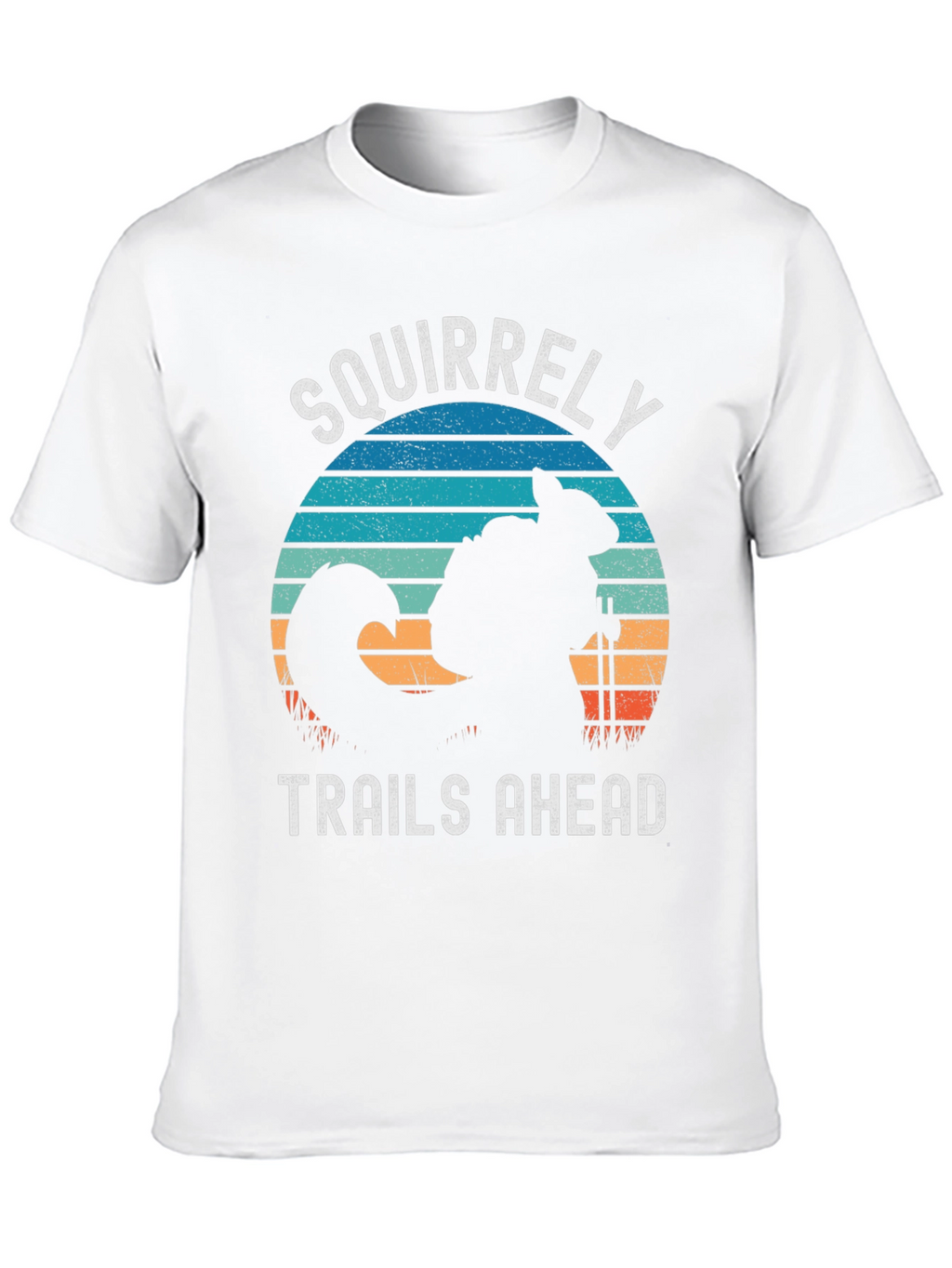 Squirrelly Trails Ahead Graphic Tee - Hiking Adventure Shirt