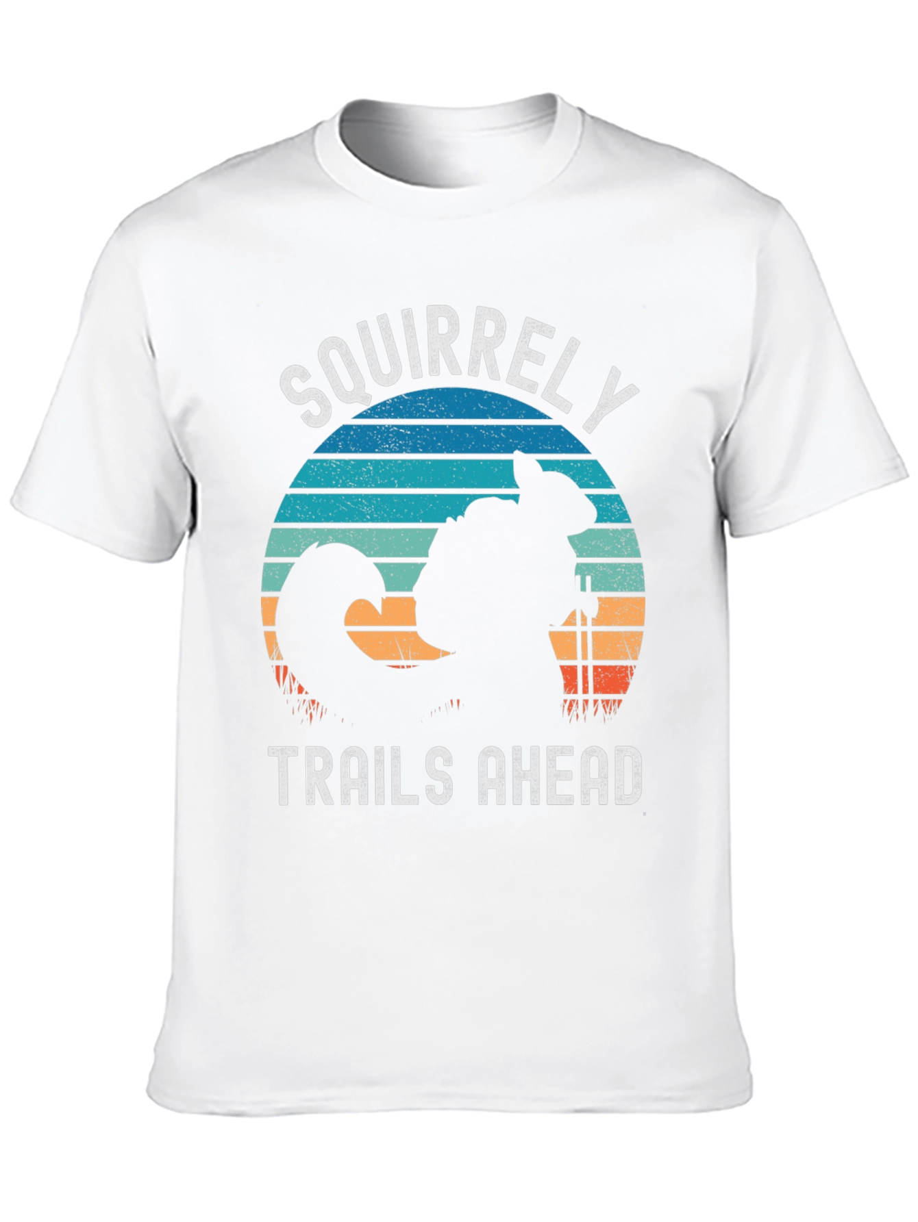Squirrelly Trails Ahead Graphic Tee - Hiking Adventure Shirt