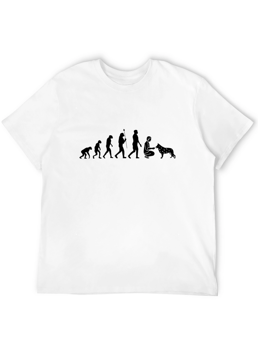 Evolution of Dog Mans Best Friend Tee