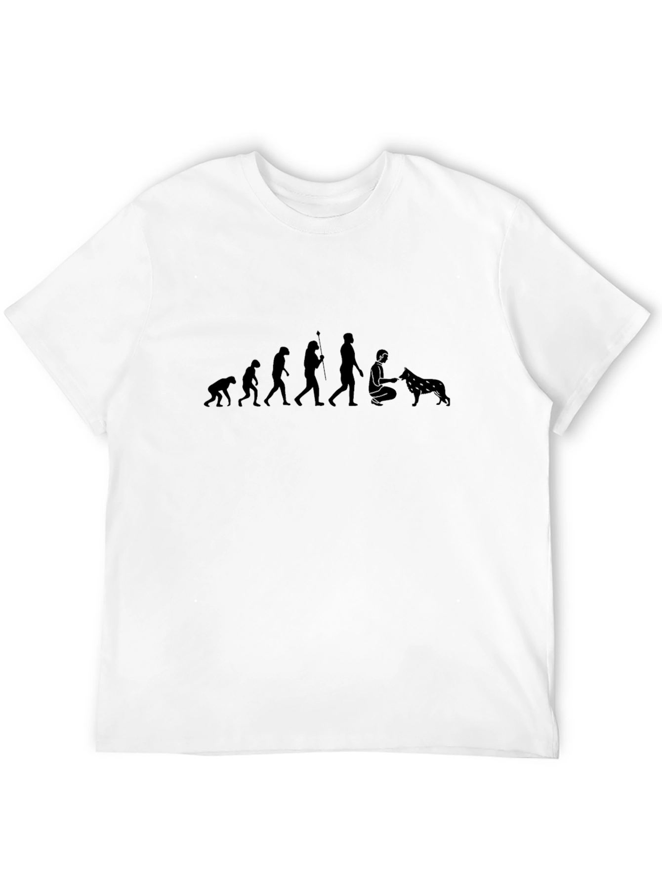 Evolution of Dog Mans Best Friend Tee