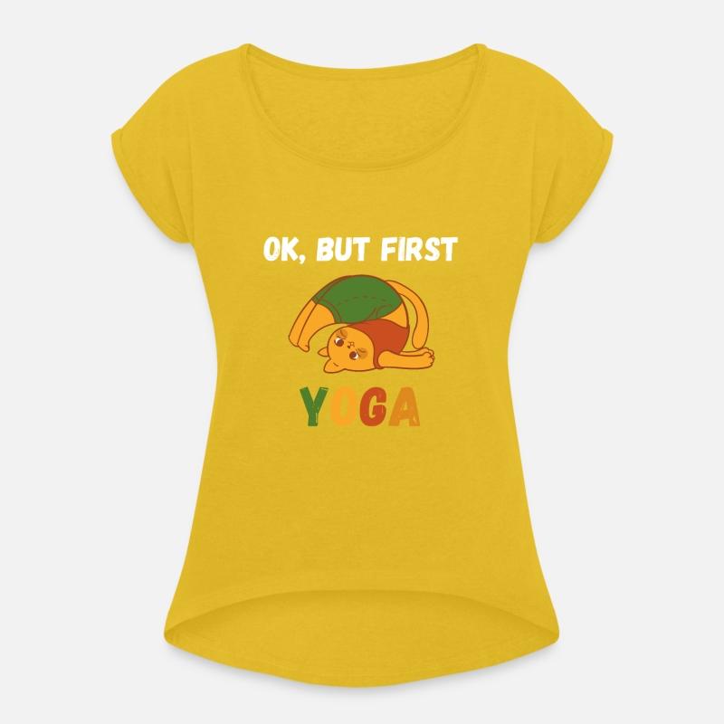 Okay But First Yoga Cat