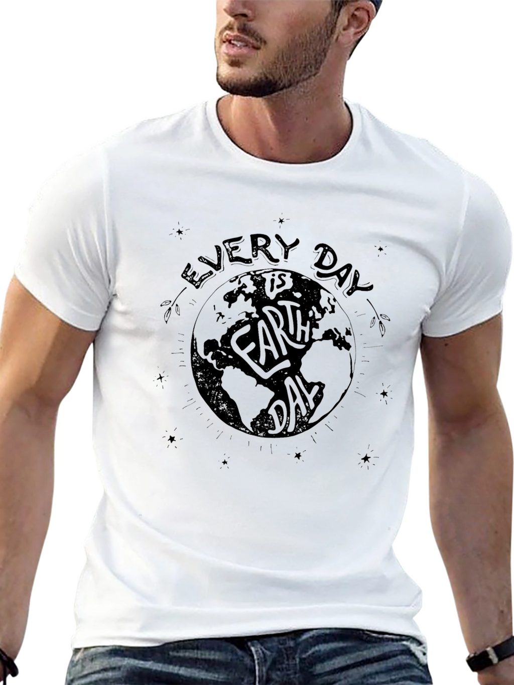 Every Day is Earth Day Graphic Tee - Black