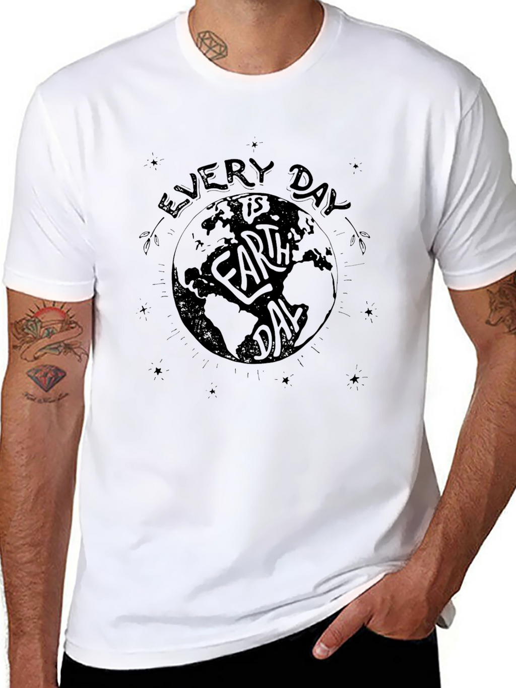 Every Day is Earth Day Graphic Tee - Black