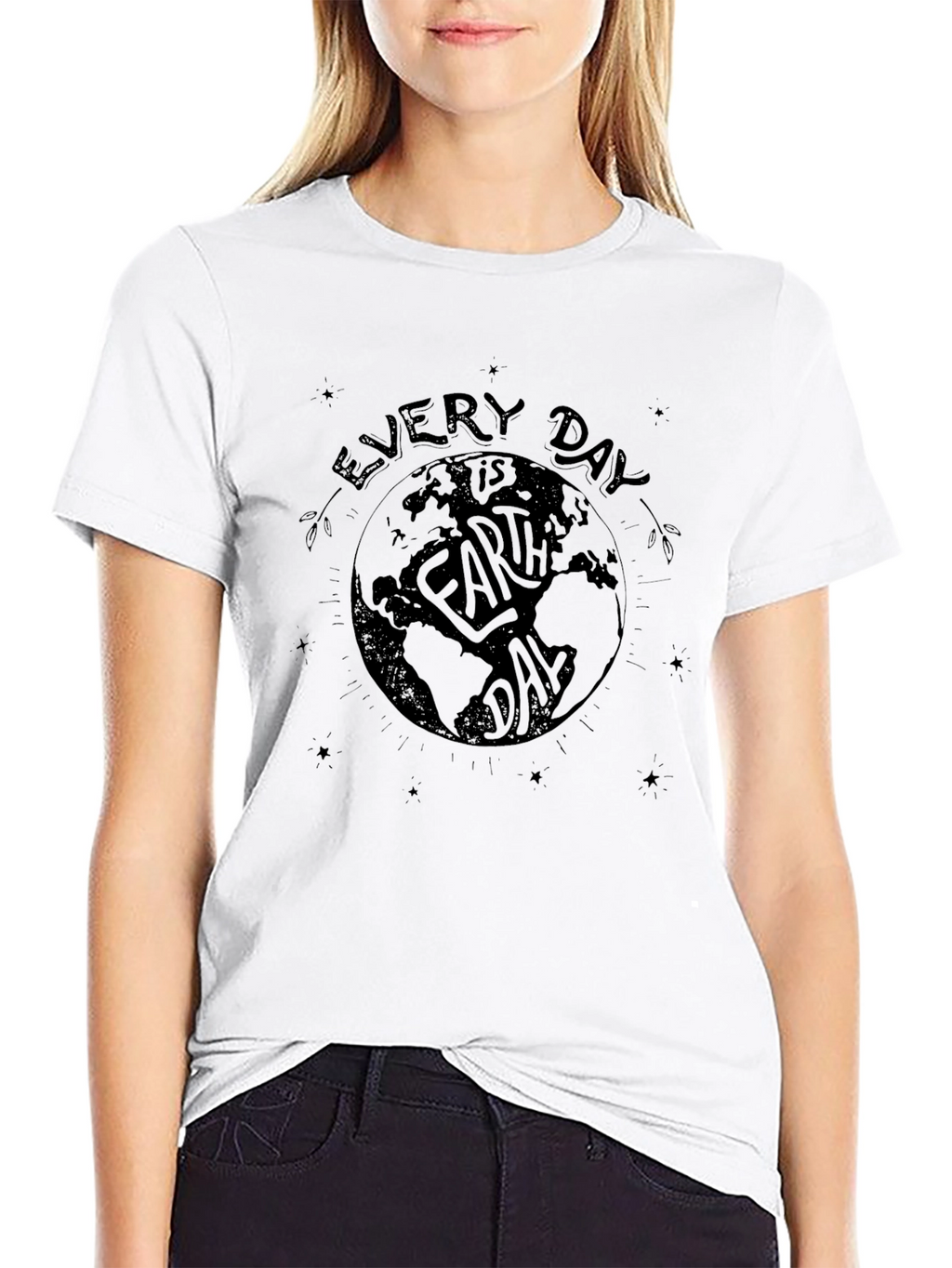 Every Day is Earth Day Graphic Tee - Black