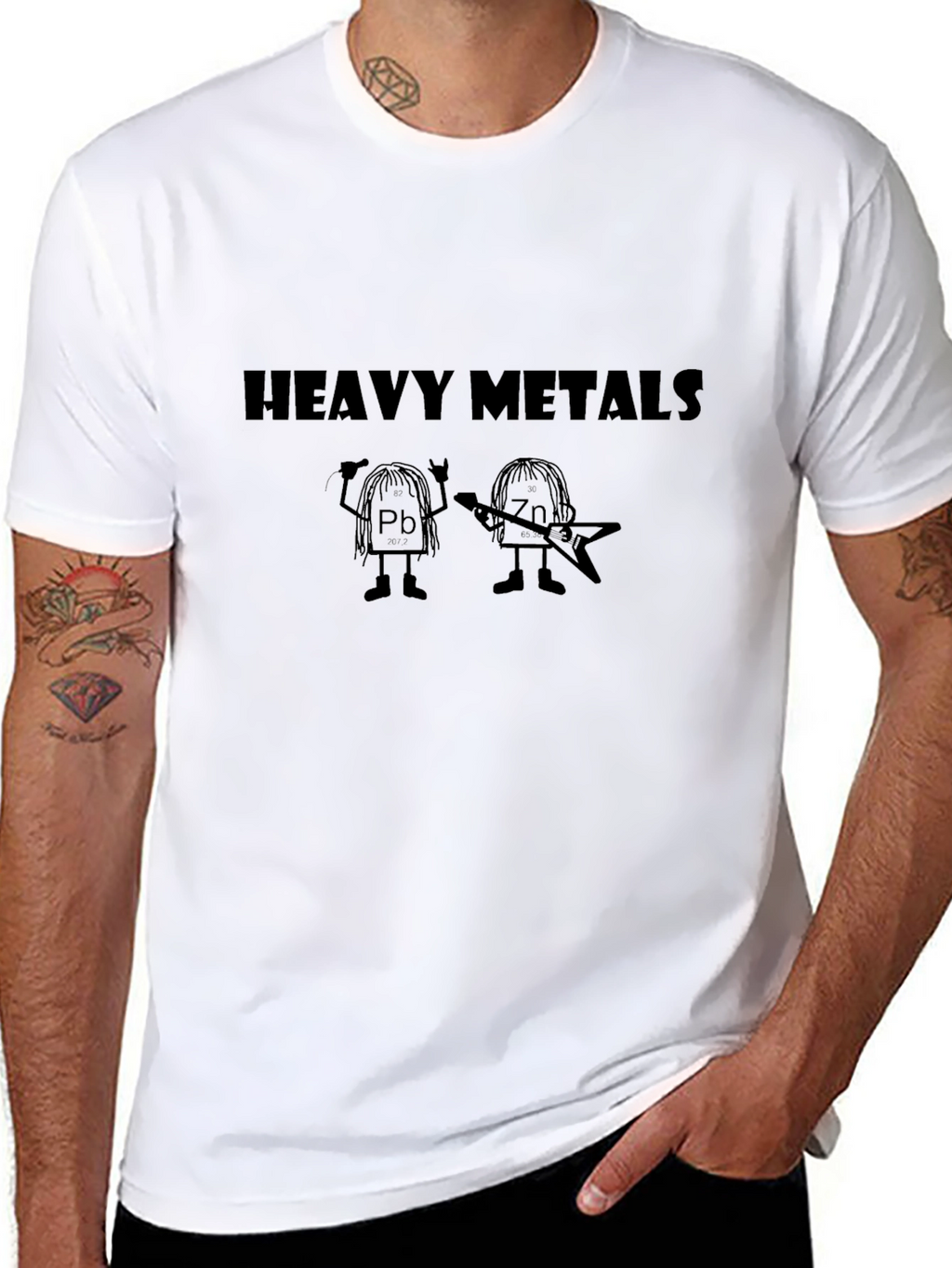 Heavy Metals Graphic T-Shirt - Music & Science Tee