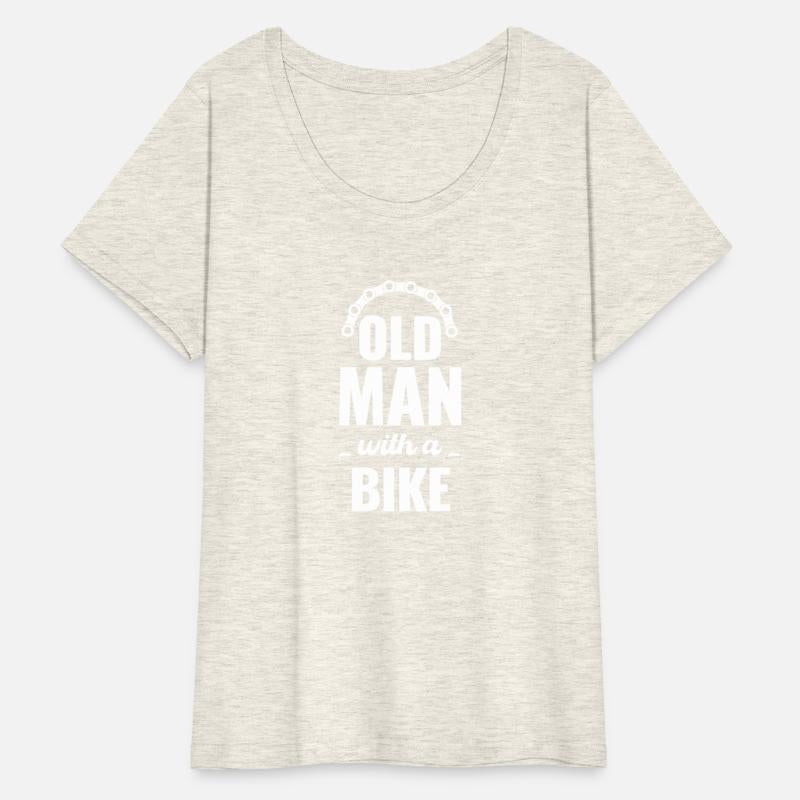 Old Man With A Bike Cycling Grandpa Cycopath