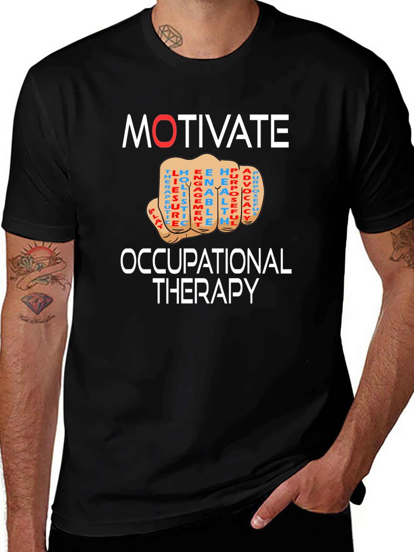 Motivate Occupational Therapy Graphic Tee