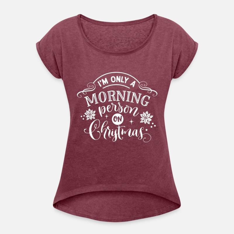 Only Morning Person Christmas Holiday