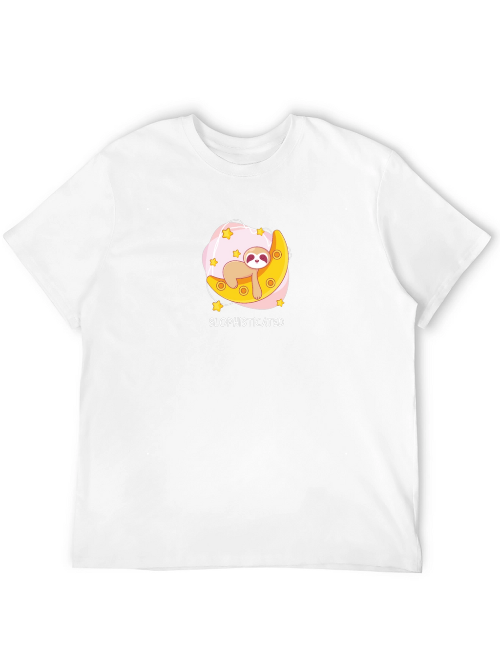 Sloth Moon Graphic T-Shirt - Slophisticated Tee