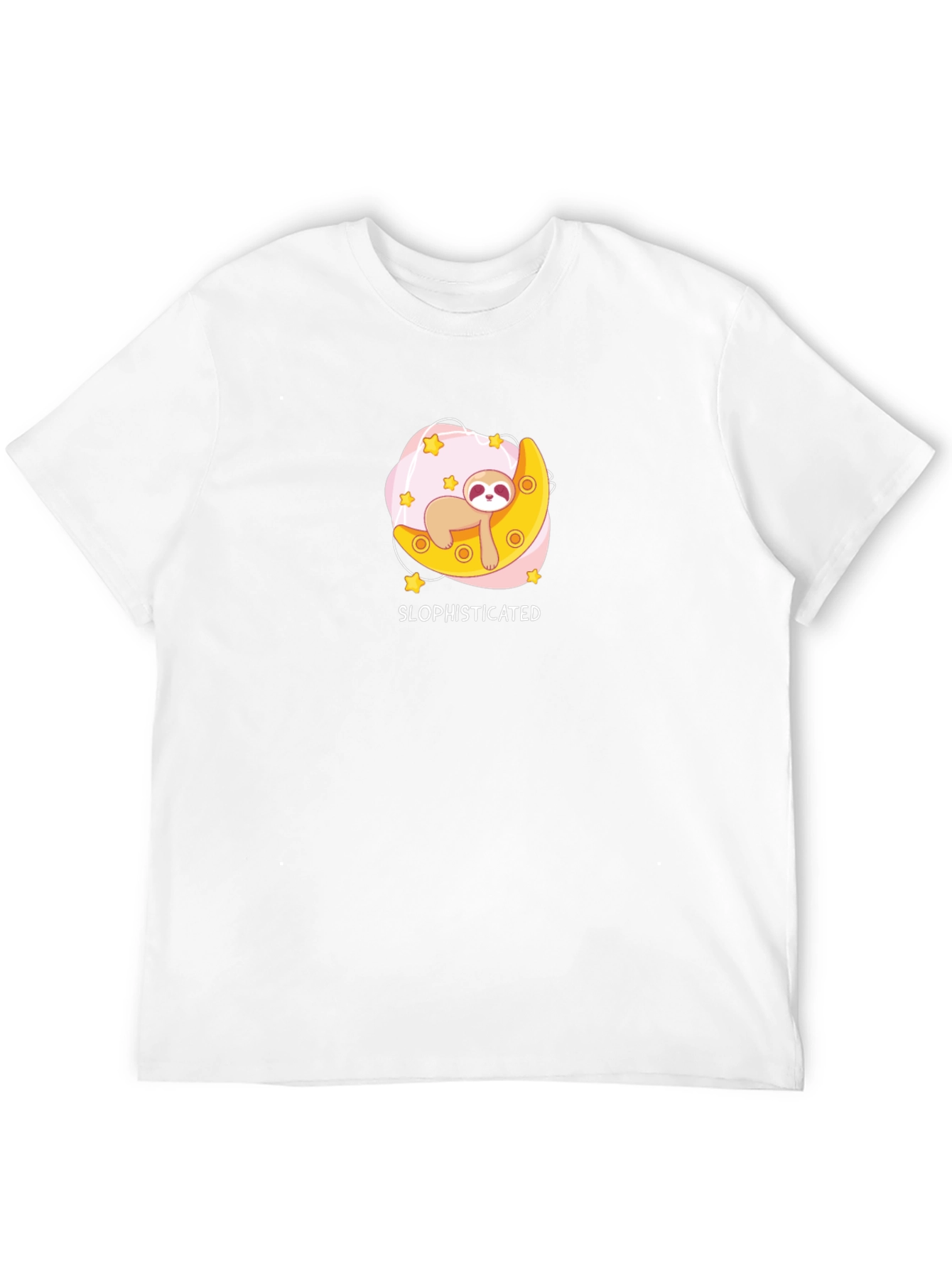 Sloth Moon Graphic T-Shirt - Slophisticated Tee