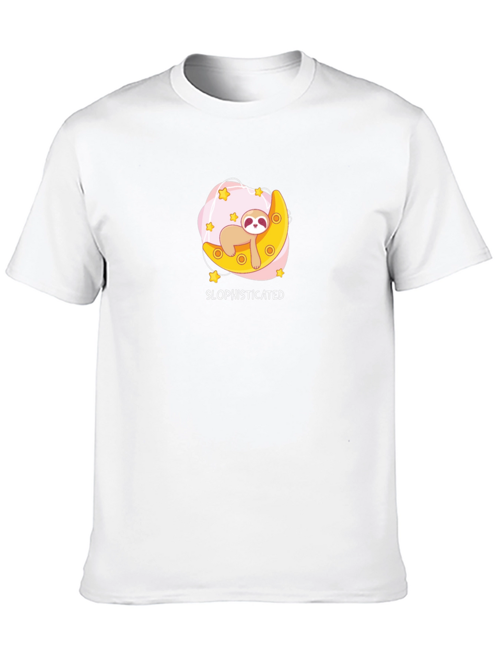 Sloth Moon Graphic T-Shirt - Slophisticated Tee