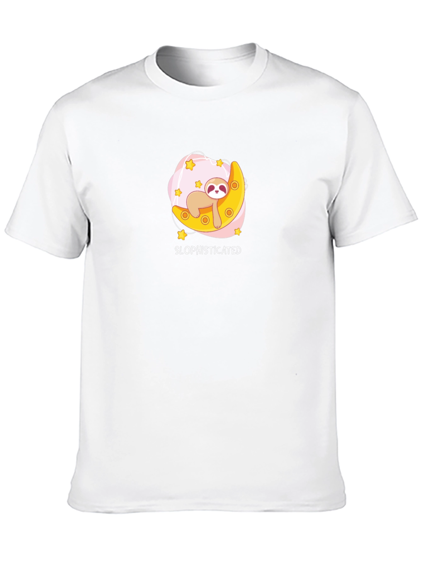Sloth Moon Graphic T-Shirt - Slophisticated Tee