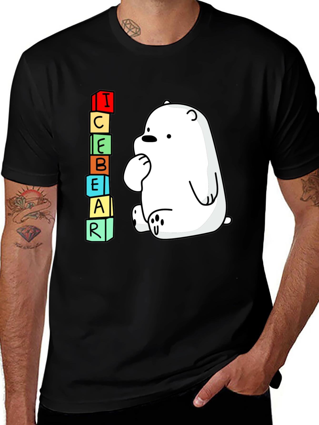 Ice Bear Cartoon T-Shirt