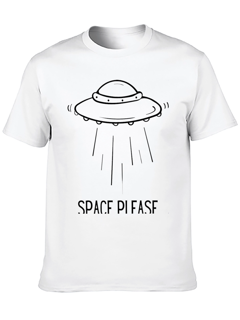 Space Please UFO Graphic T-Shirt