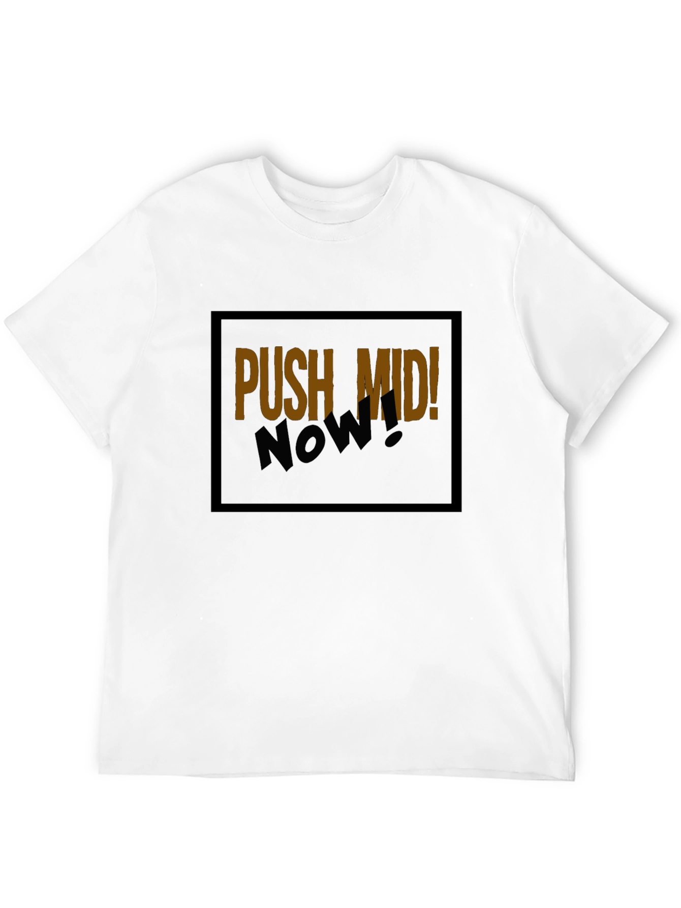 Push Mid Now! Graphic T-Shirt - Gamer Tee