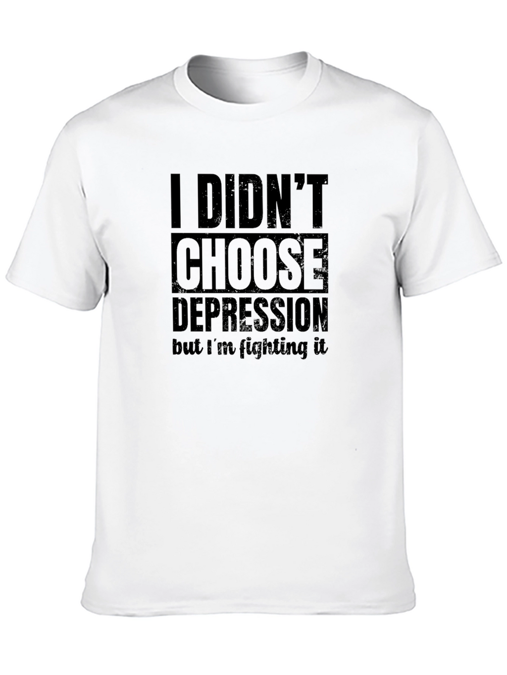 Depression Awareness Graphic Tee - Black
