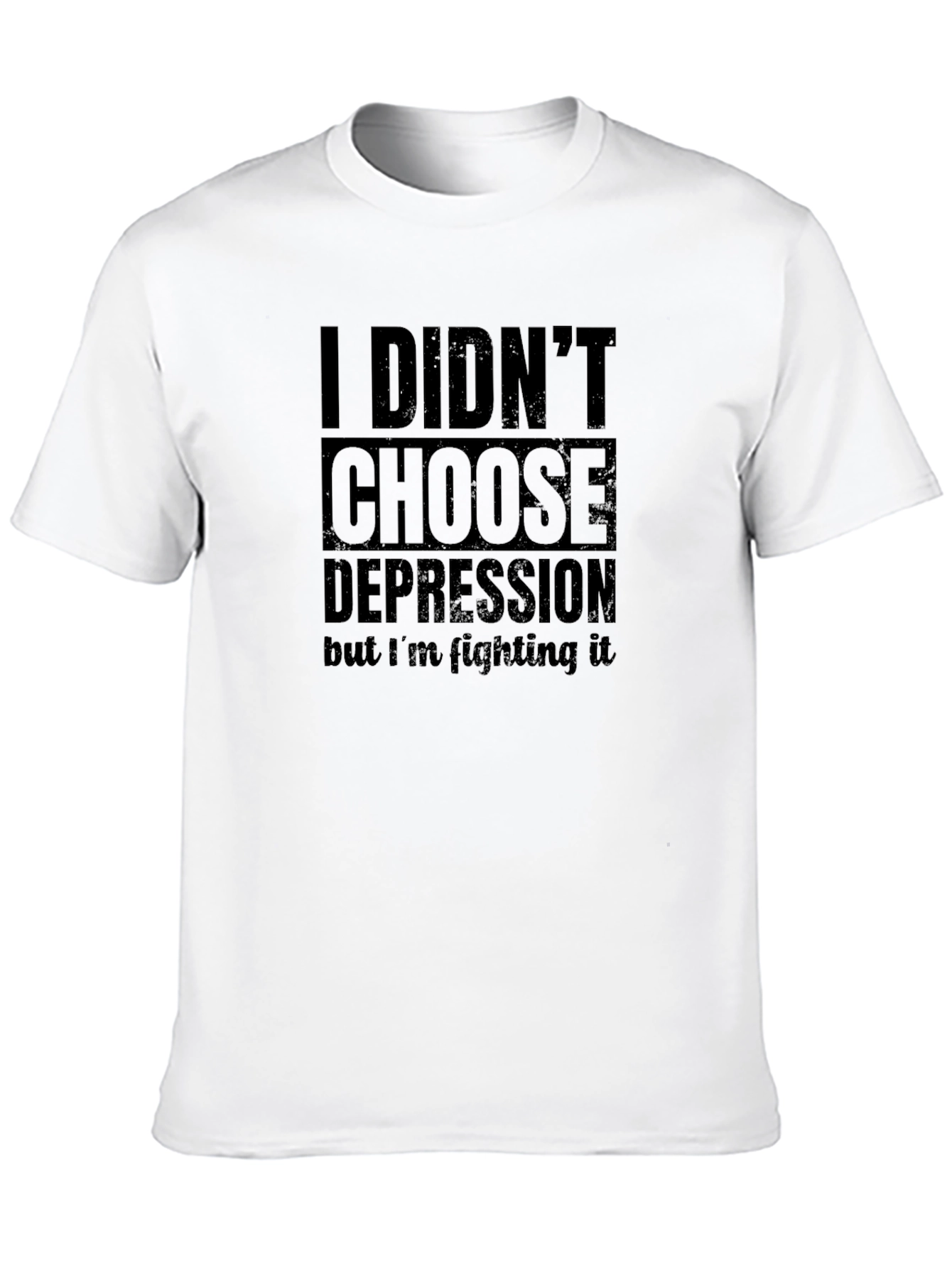 Depression Awareness Graphic Tee - Black