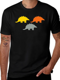 Dinosaur Trio Graphic Tee - Stylish & Unique