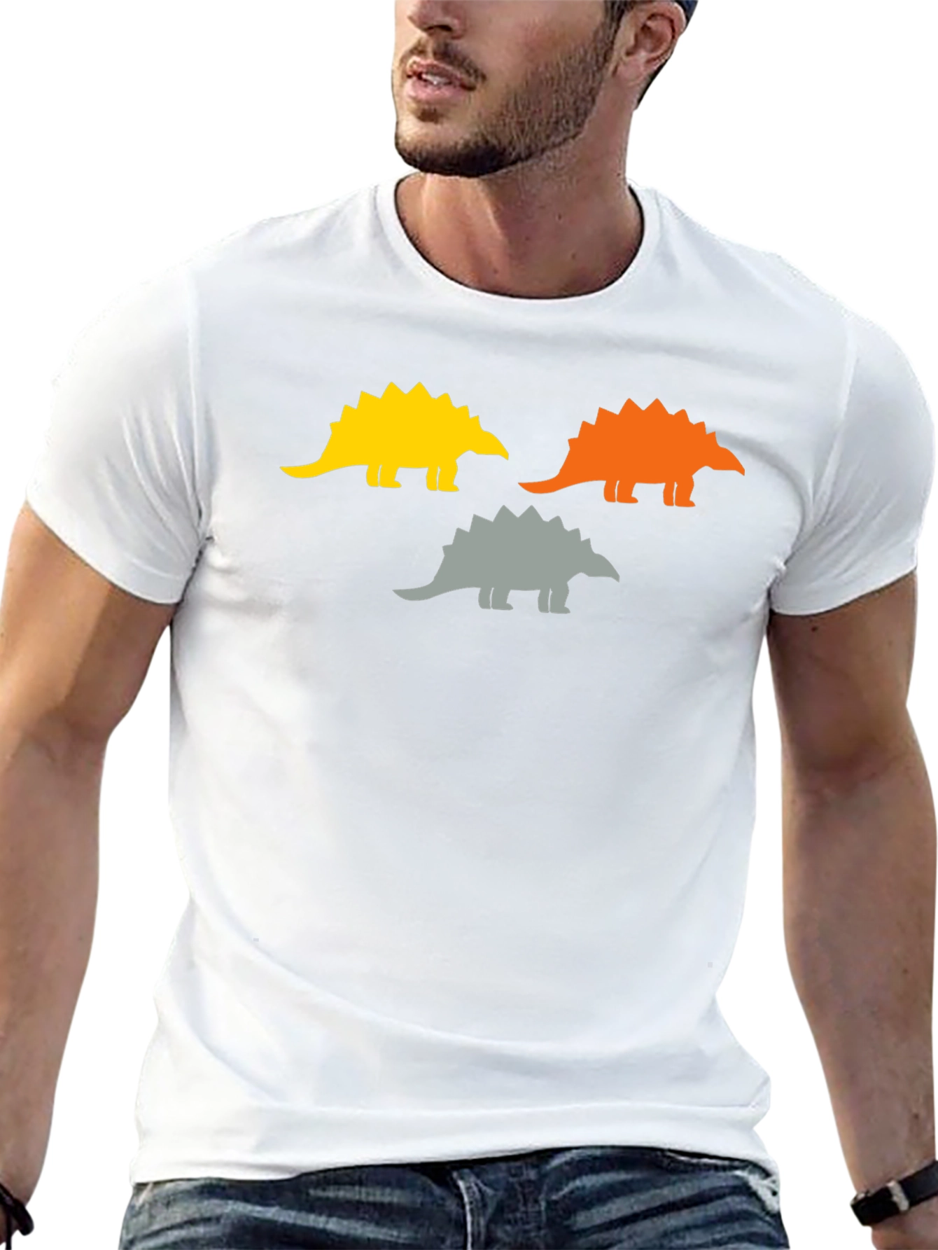 Dinosaur Trio Graphic Tee - Stylish & Unique