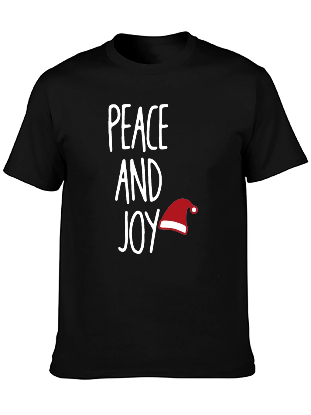 Peace and Joy Holiday Graphic T-Shirt