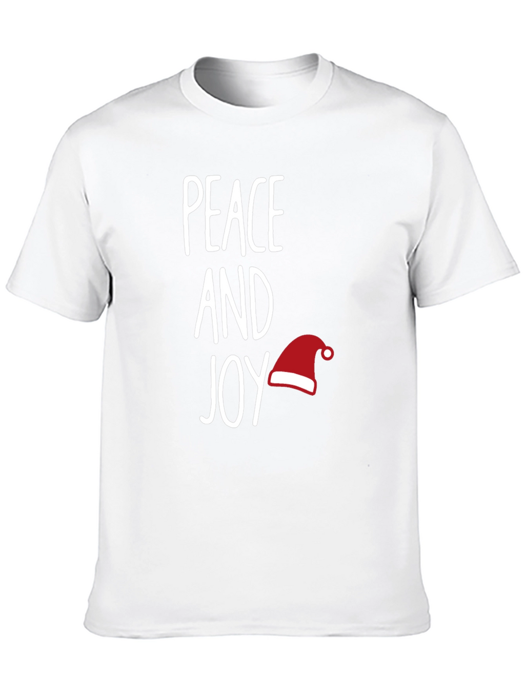 Peace and Joy Holiday Graphic T-Shirt