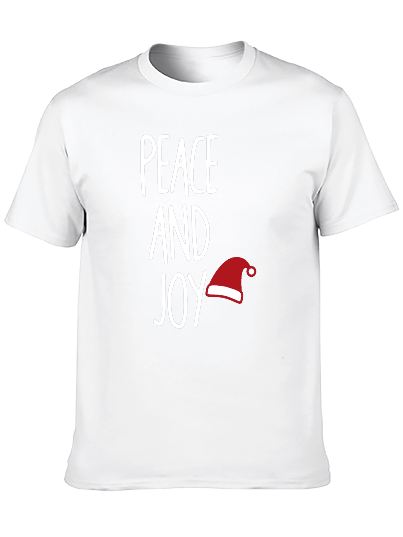 Peace and Joy Holiday Graphic T-Shirt