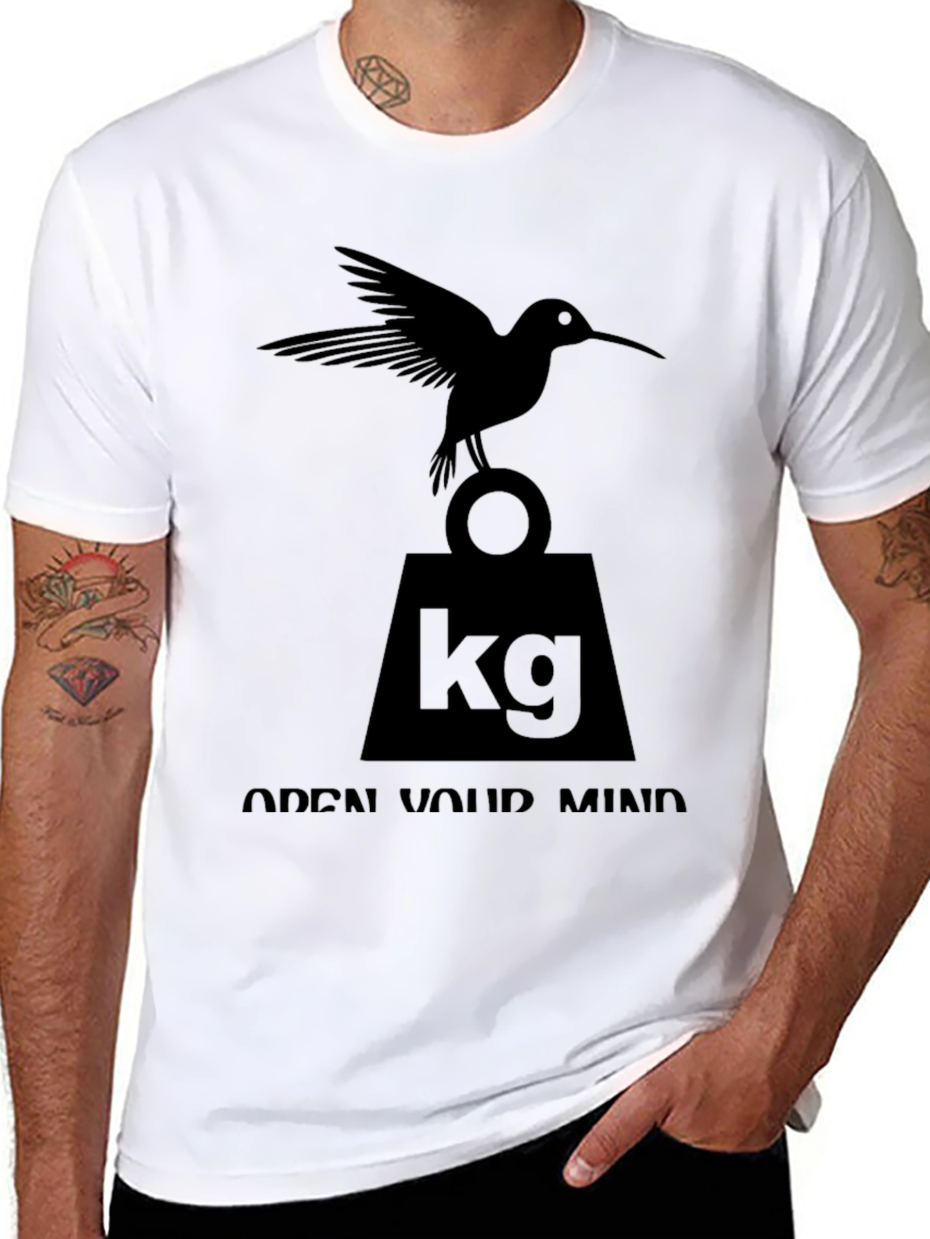 Hummingbird Open Mind Graphic T-Shirt