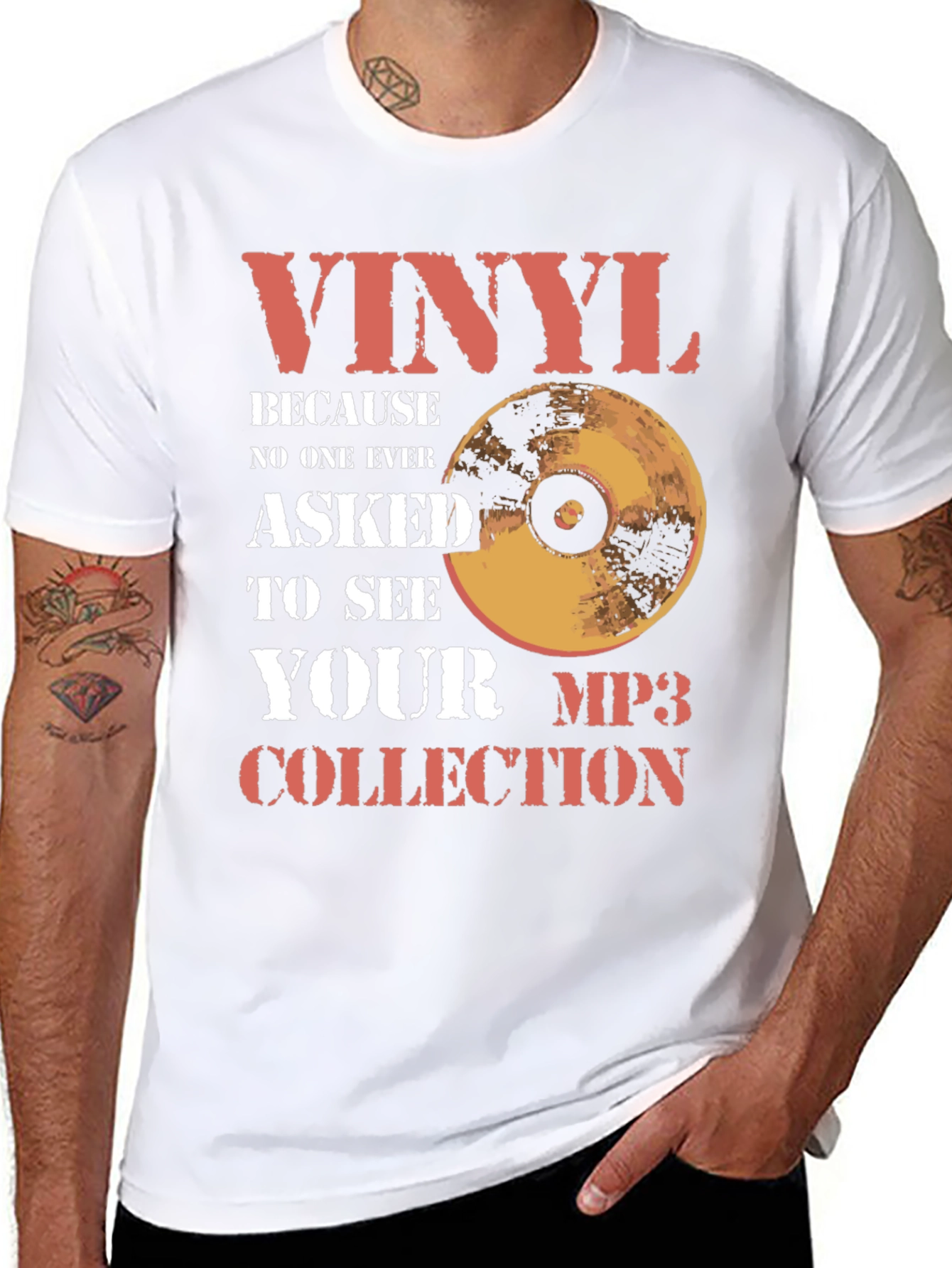 Vinyl Records T-Shirt: Retro Music Lover Tee