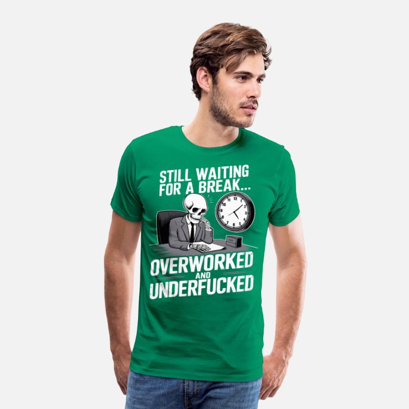 Overworked Skeleton – Tired Office Worker Humor