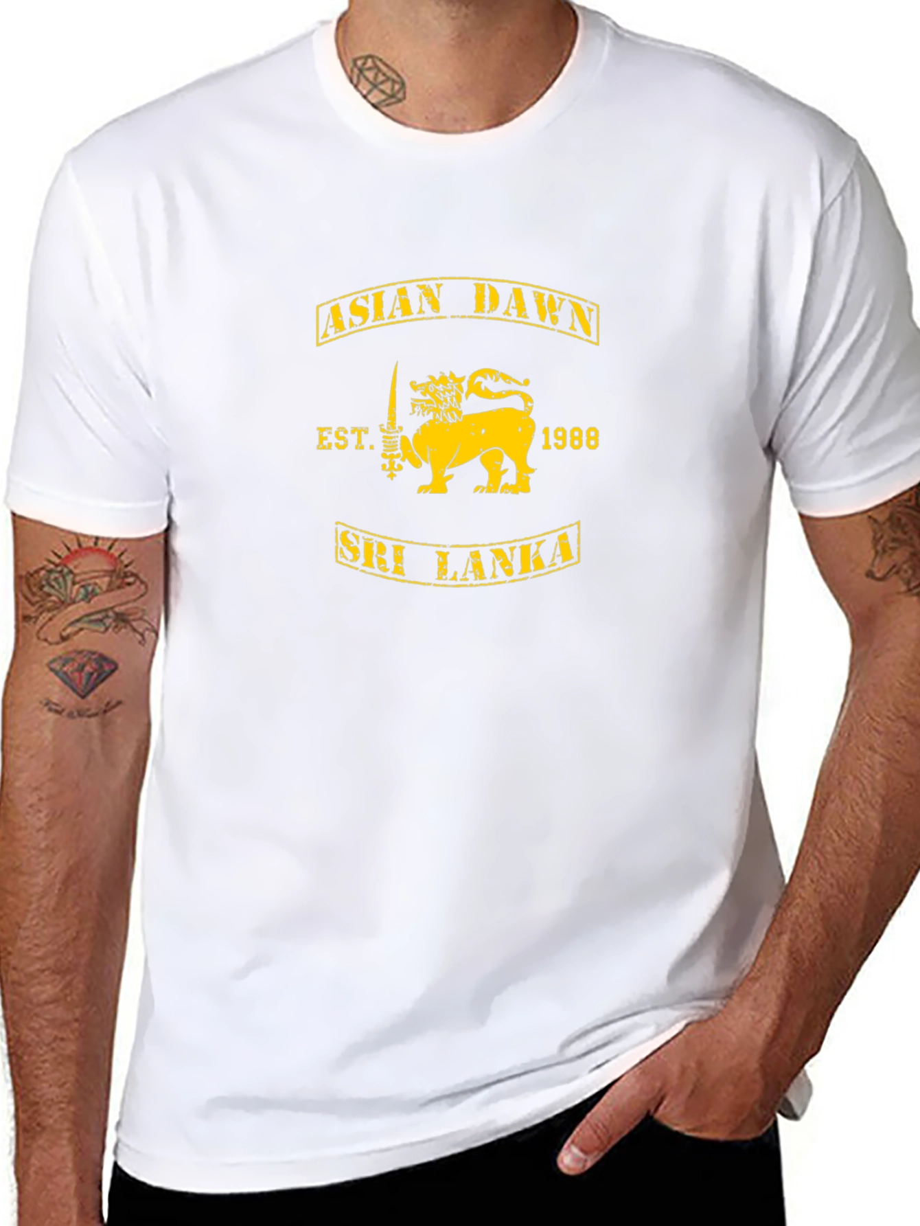 Asian Dawn Sri Lanka Lion T-Shirt