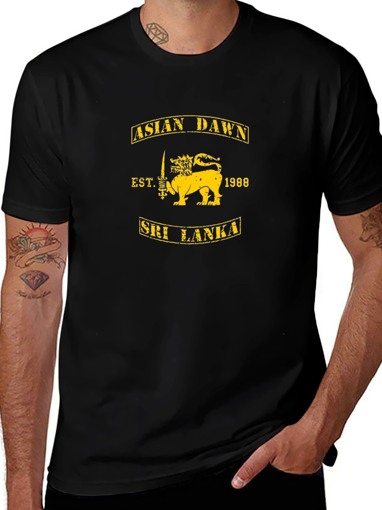 Asian Dawn Sri Lanka Lion T-Shirt