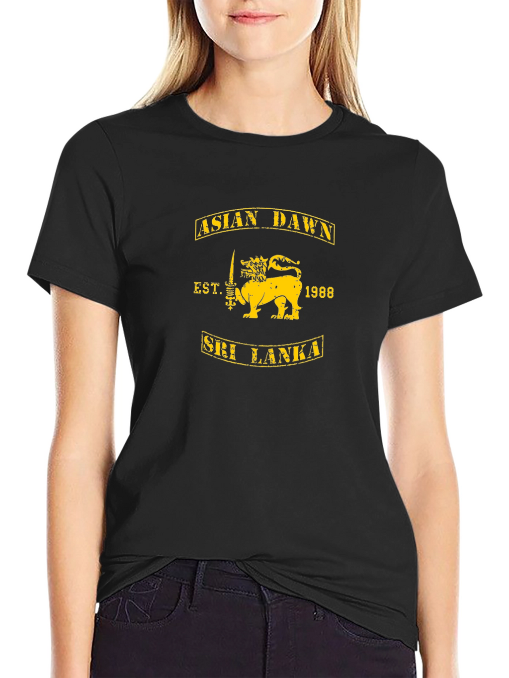 Asian Dawn Sri Lanka Lion T-Shirt
