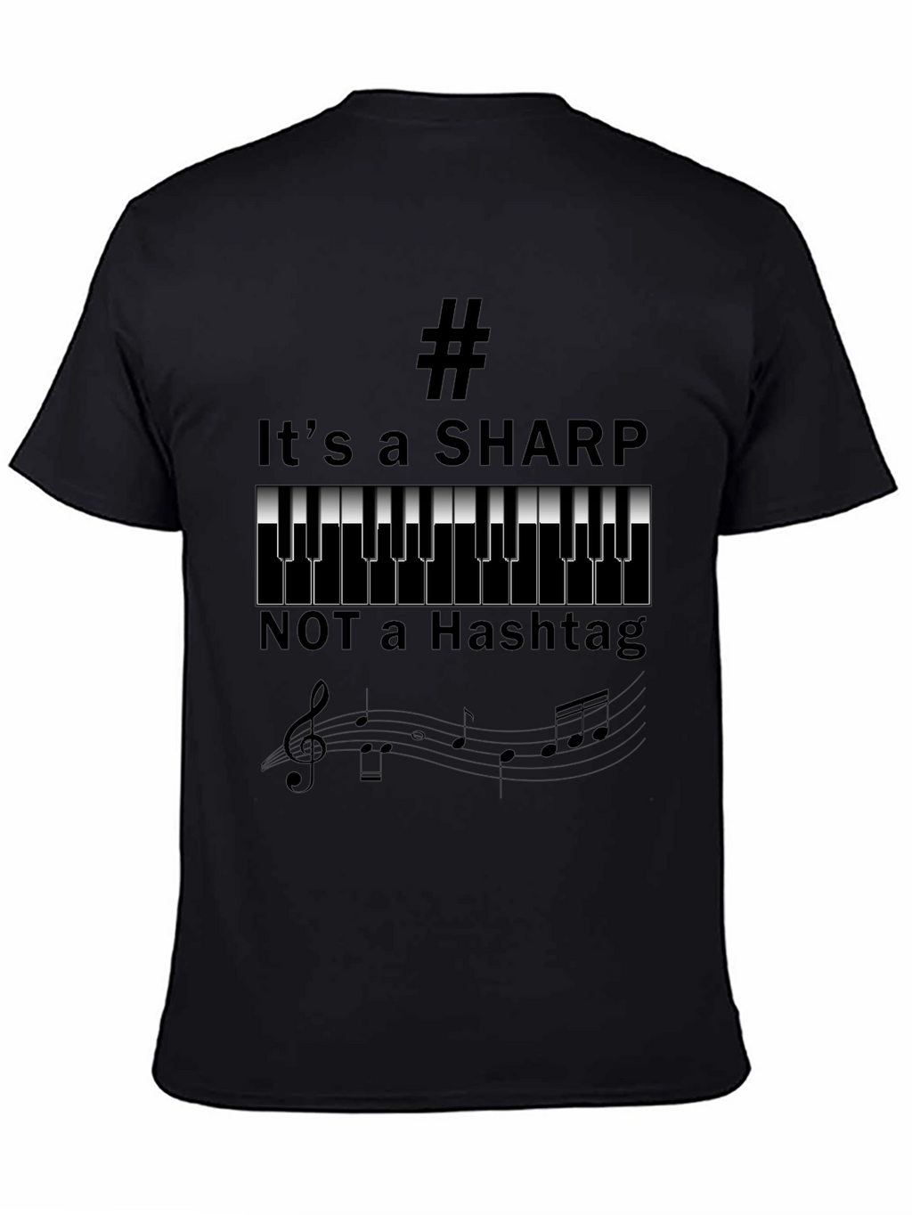Its a Sharp Music Shirt - Funny Musician Tee