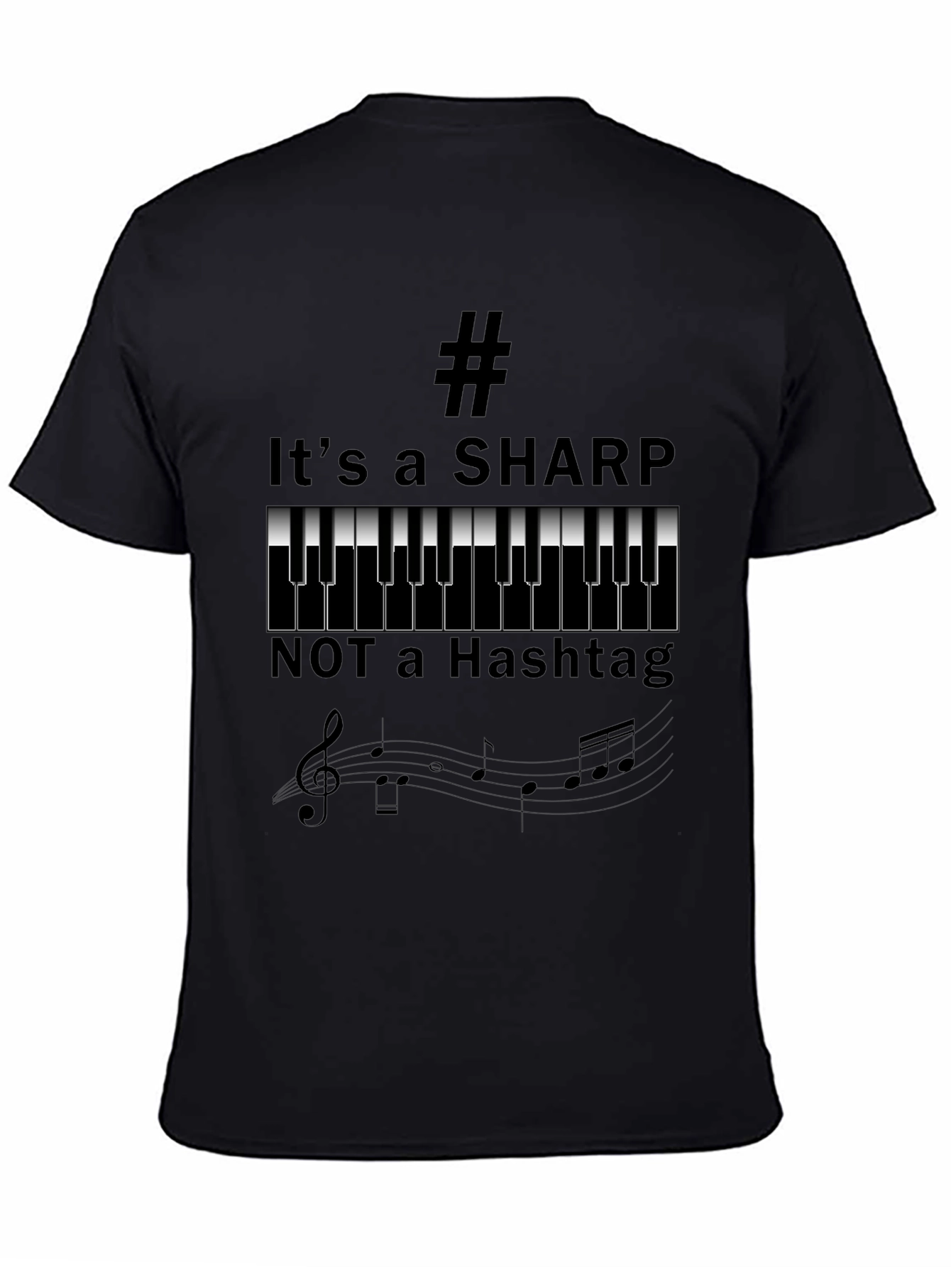 Its a Sharp Music Shirt - Funny Musician Tee