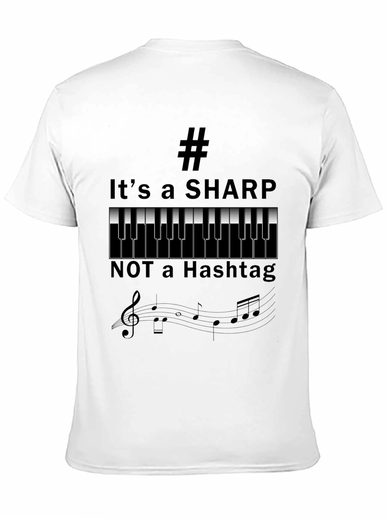 Its a Sharp Music Shirt - Funny Musician Tee