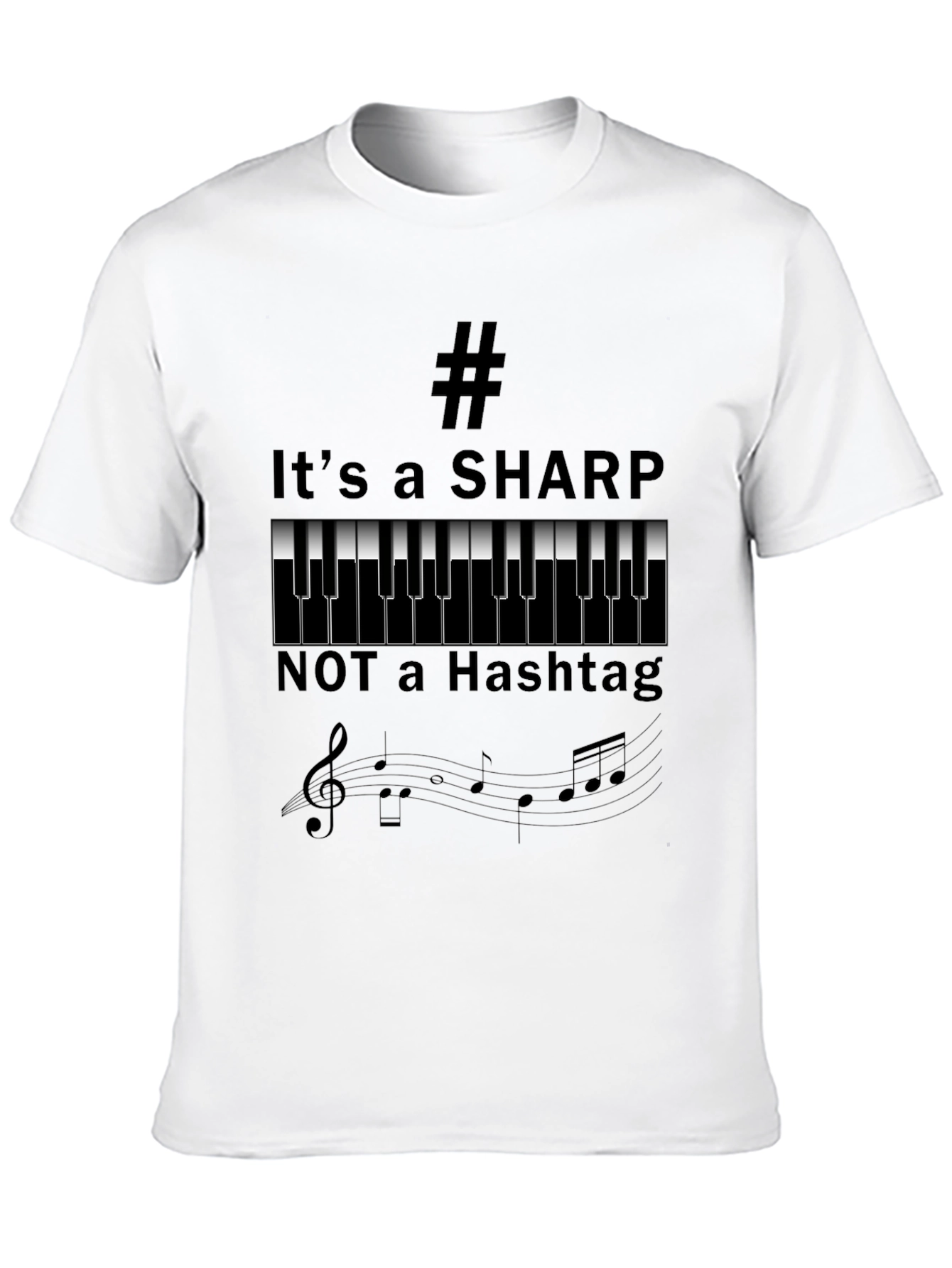 Its a Sharp Music Shirt - Funny Musician Tee