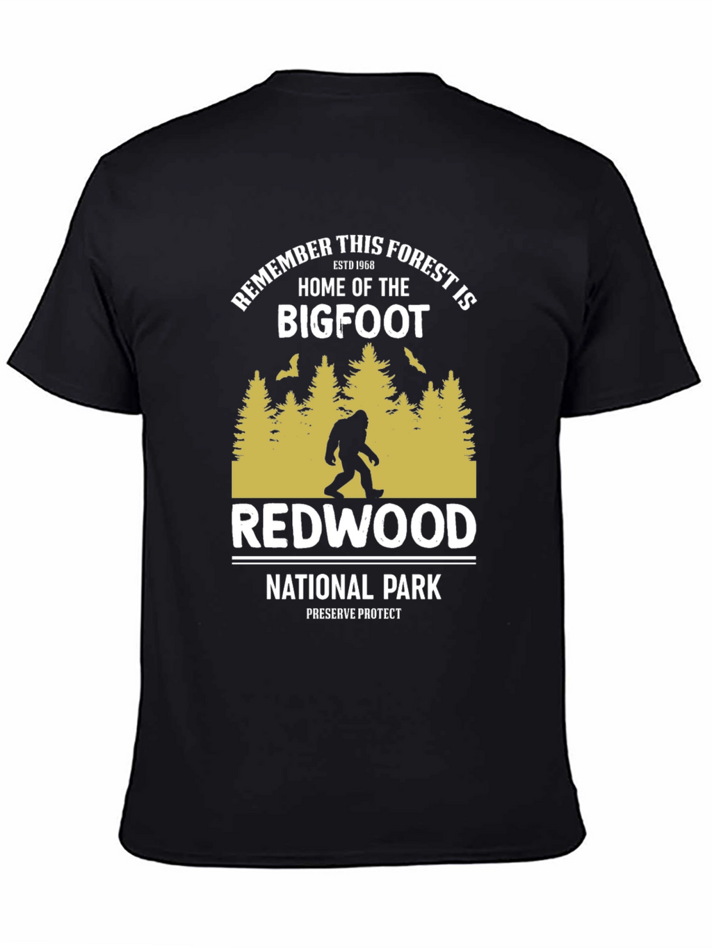 Bigfoot Redwood National Park T-Shirt
