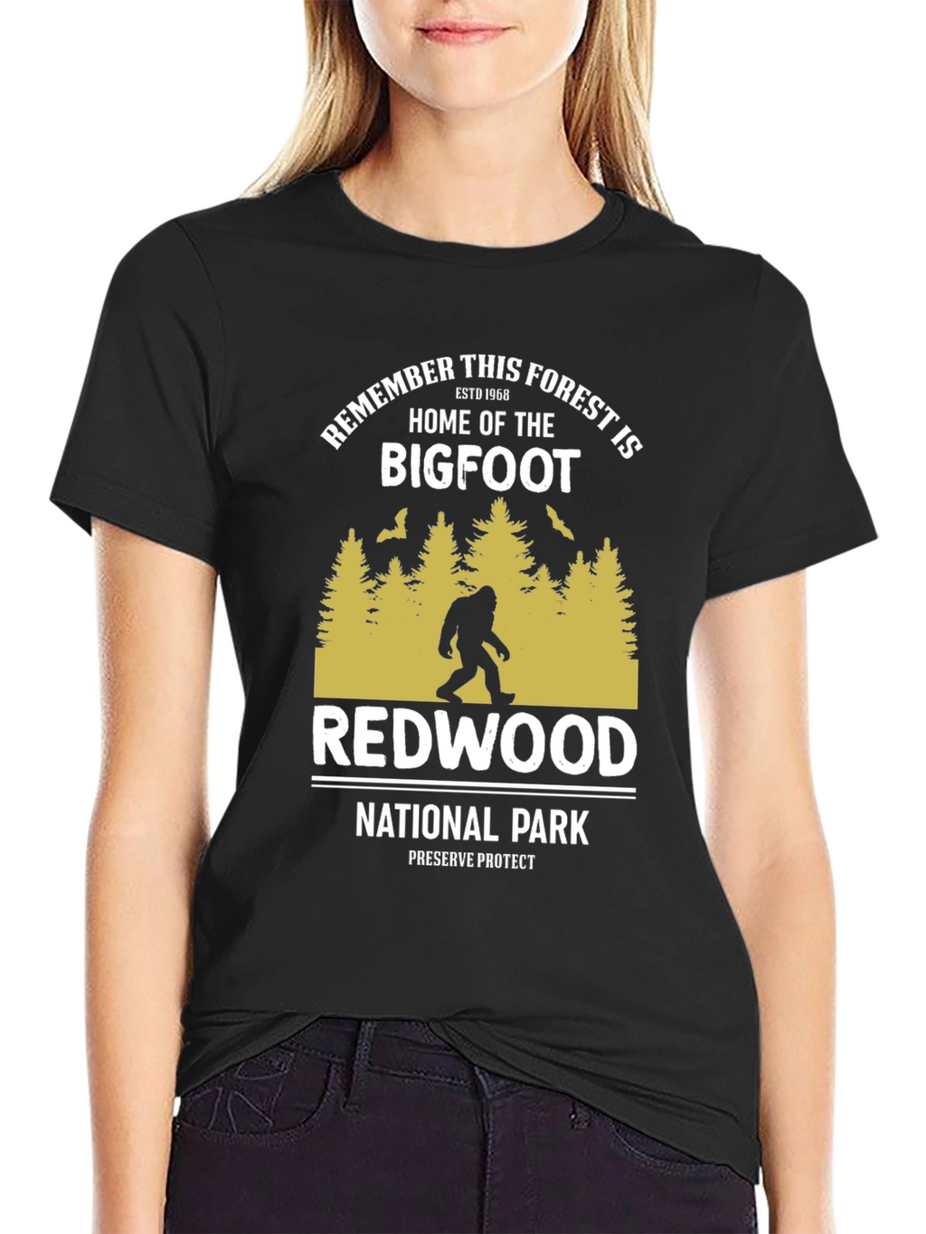 Bigfoot Redwood National Park T-Shirt