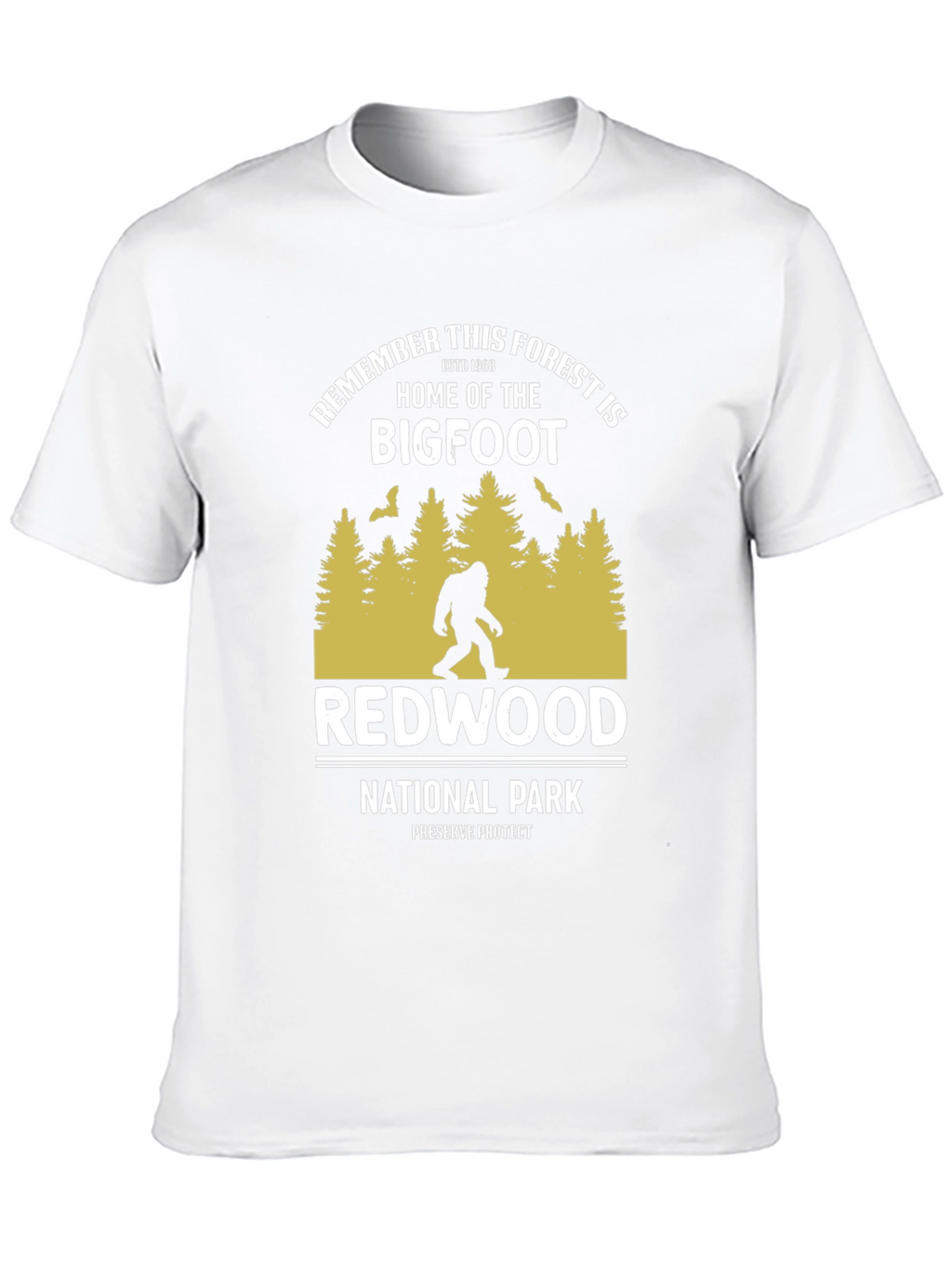 Bigfoot Redwood National Park T-Shirt