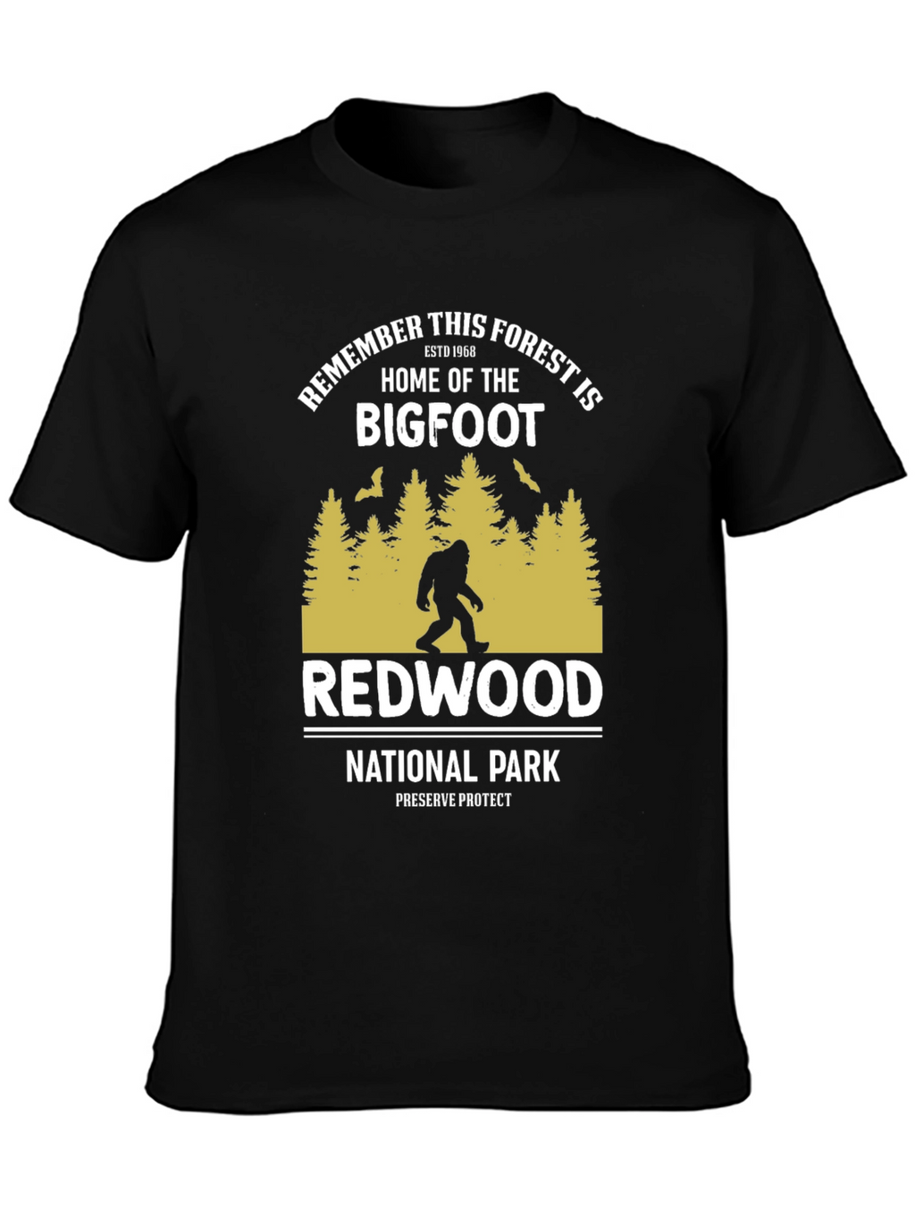Bigfoot Redwood National Park T-Shirt