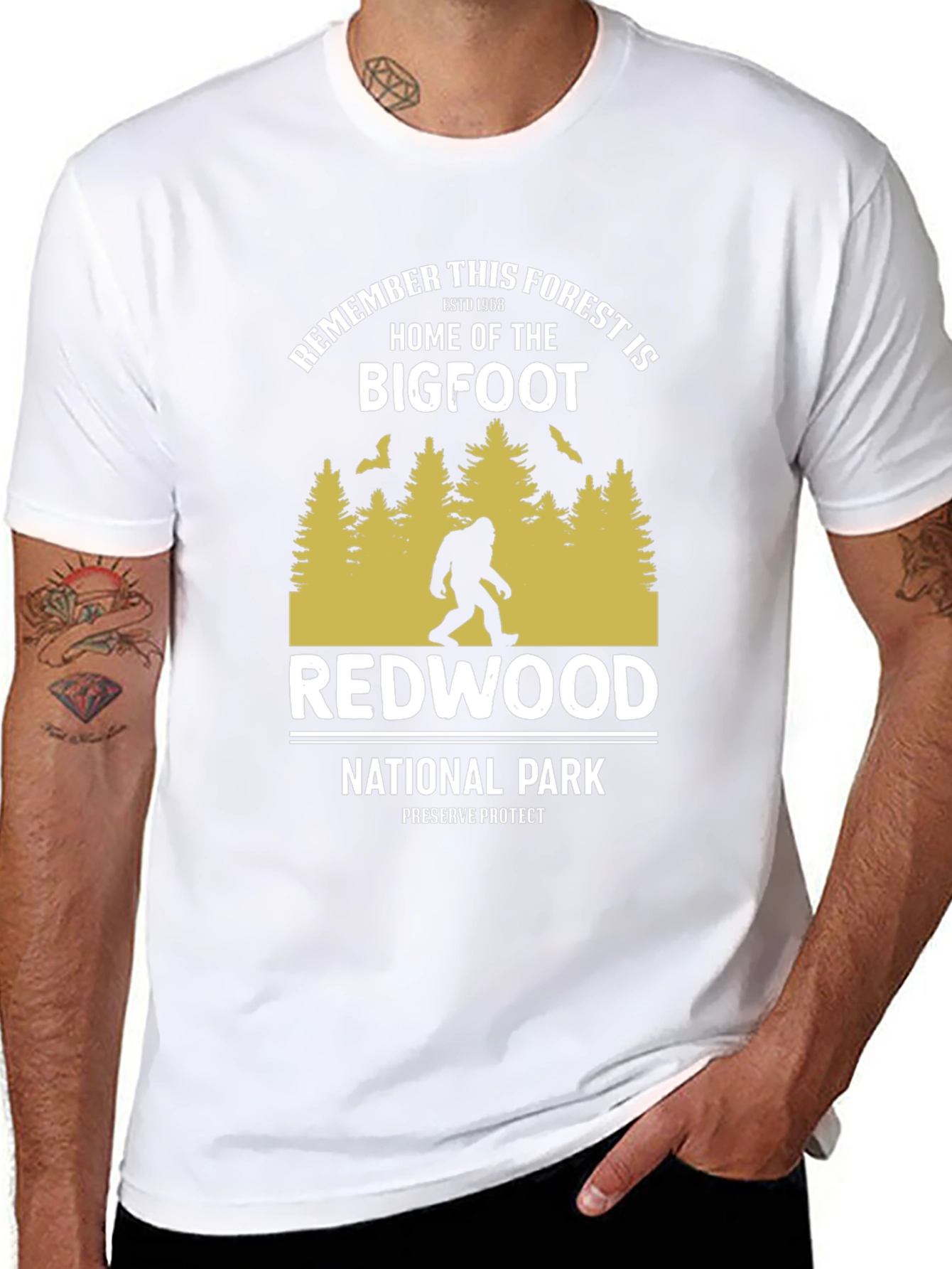 Bigfoot Redwood National Park T-Shirt