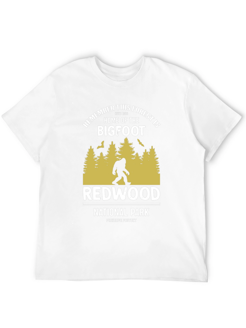 Bigfoot Redwood National Park T-Shirt