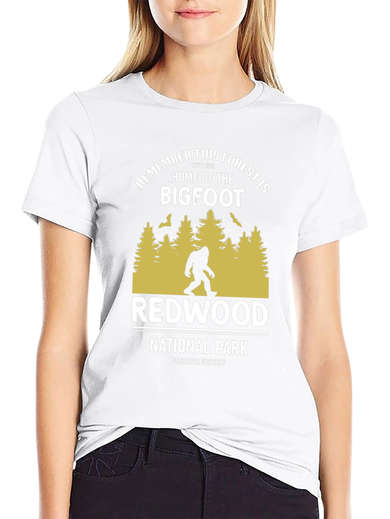 Bigfoot Redwood National Park T-Shirt