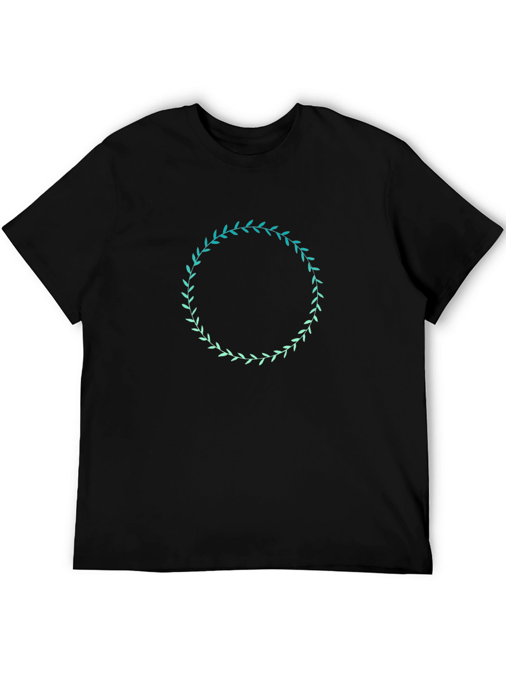 Leaf Wreath Graphic T-Shirt