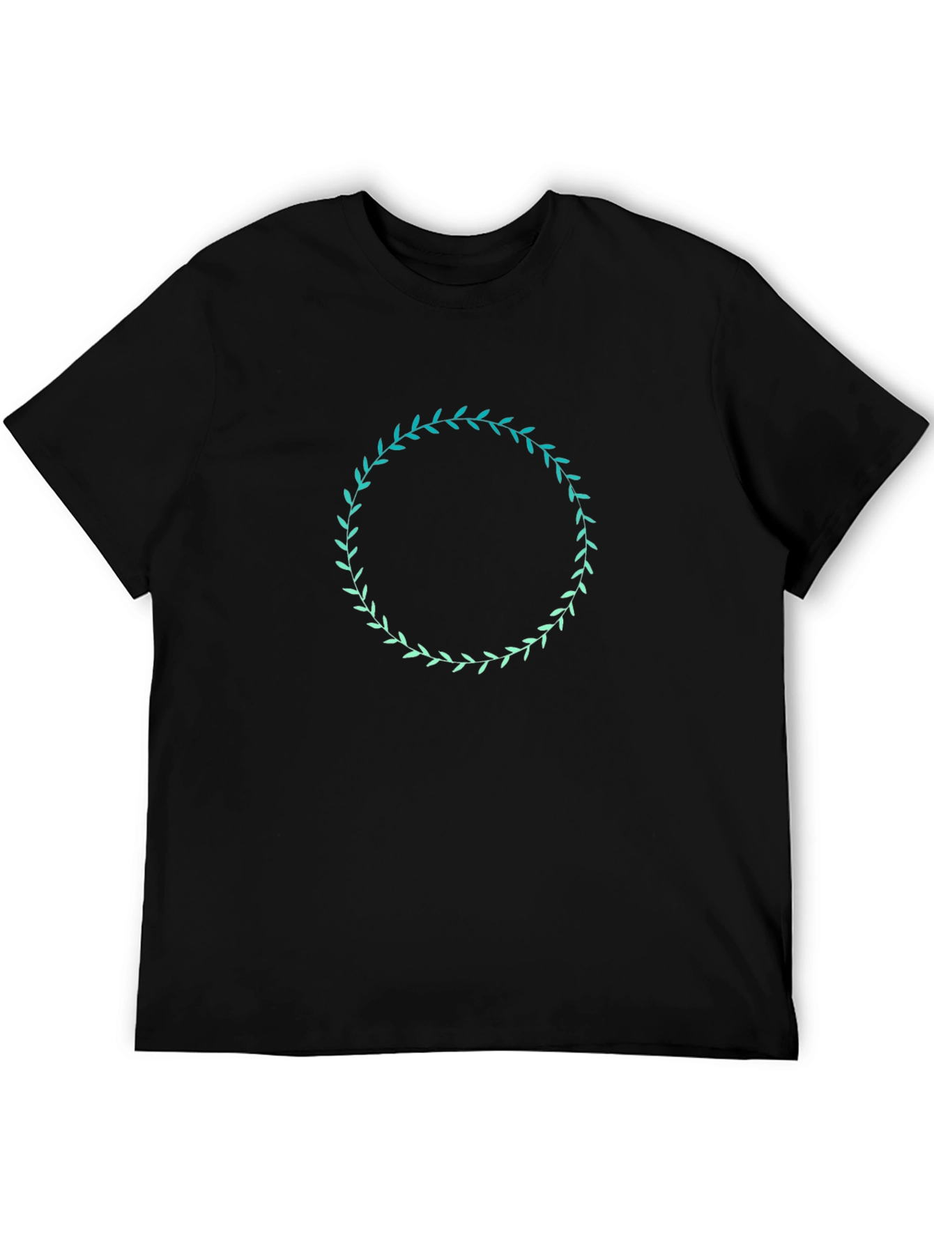 Leaf Wreath Graphic T-Shirt