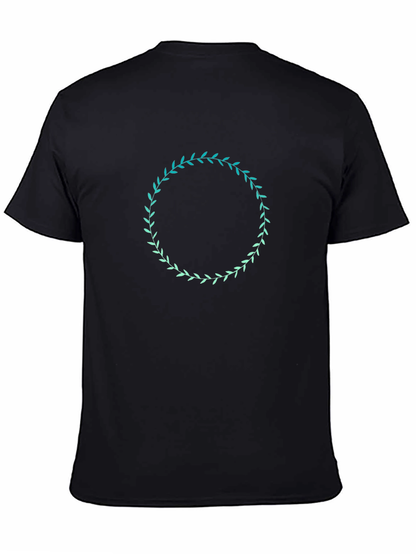 Leaf Wreath Graphic T-Shirt