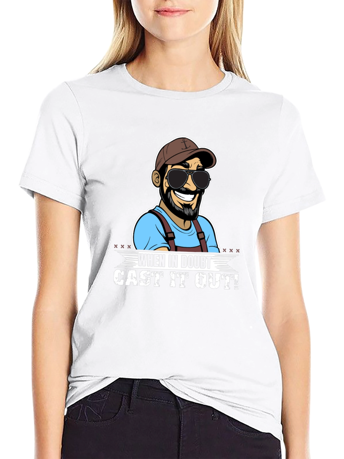 Cast it Out T-Shirt - Fisherman Humor Tee