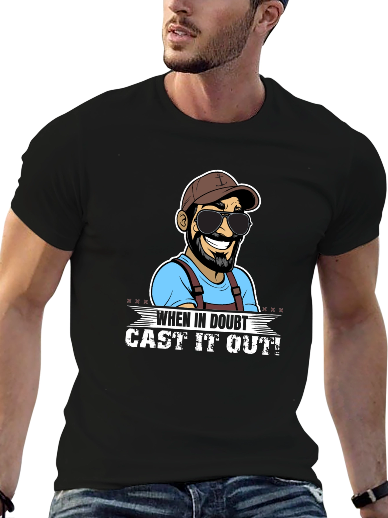 Cast it Out T-Shirt - Fisherman Humor Tee